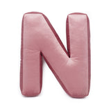 Bettys Home - Samt - Buchstabenkissen Rosa A-Z