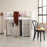 Oliver Furniture - Vorhang Mini+ halbhohes Hochbett - rosa