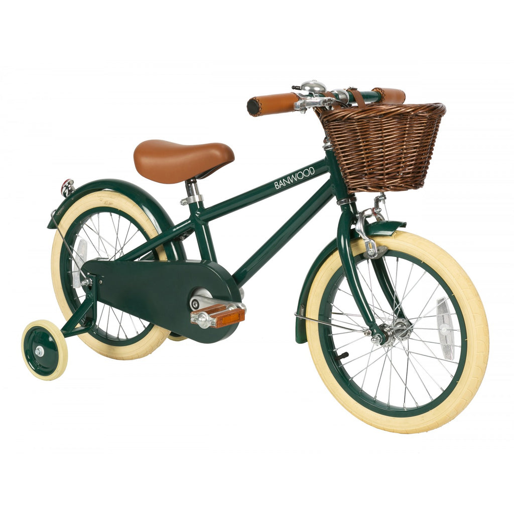 Banwood - Fahrrad inkl Stützräder - grün