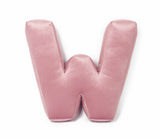 Bettys Home - Samt - Buchstabenkissen Rosa A-Z