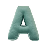 Bettys Home - Samt - Buchstabenkissen Mint A-Z