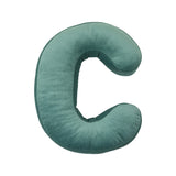 Bettys Home - Samt - Buchstabenkissen Mint A-Z