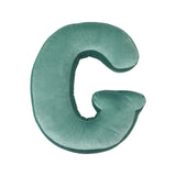 Bettys Home - Samt - Buchstabenkissen Mint A-Z