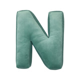 Bettys Home - Samt - Buchstabenkissen Mint A-Z