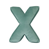 Bettys Home - Samt - Buchstabenkissen Mint A-Z