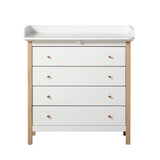 Oliver Furniture - Wickelkommode Wood - 4 Schubladen