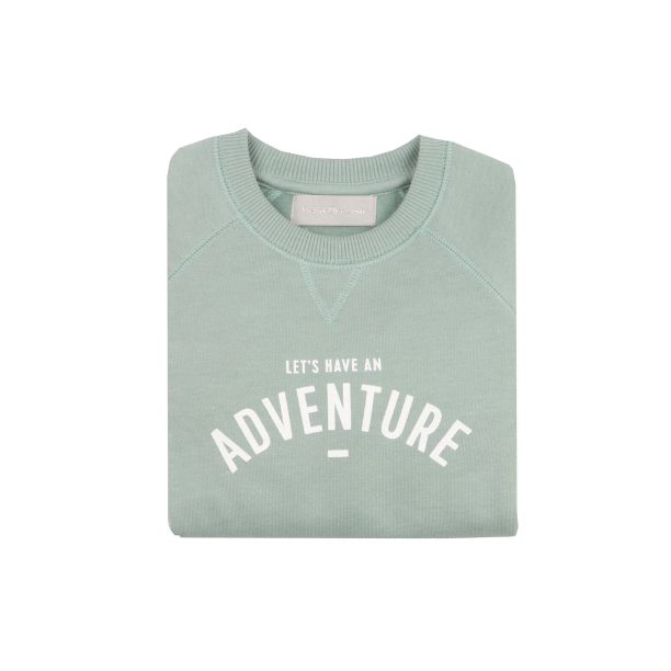 Bob & Blossom - Sweatshirt "Adventure" sage