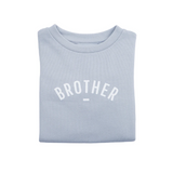 Bob & Blossom - Sweatshirt "Brother" mausgrau