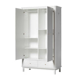 Oliver furniture Wood - Kleiderschrank 2-türig - weiss