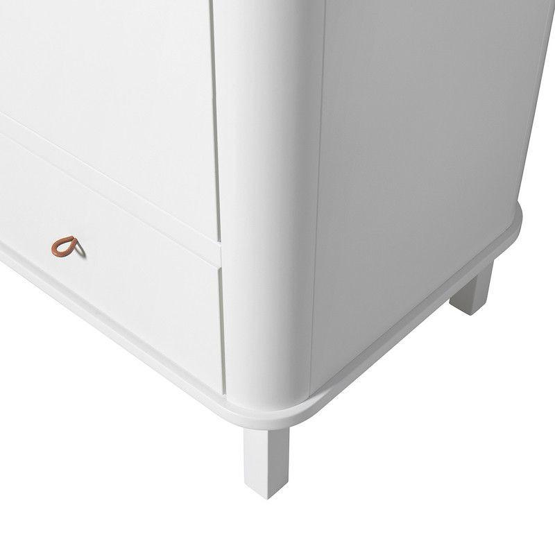 Oliver furniture Wood - Kleiderschrank 2-türig - weiss
