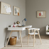 Oliver Furniture - Schreibtisch Set Wood 66 cm mit Stuhl